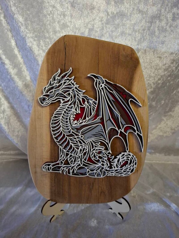 Cadre dragon 3D