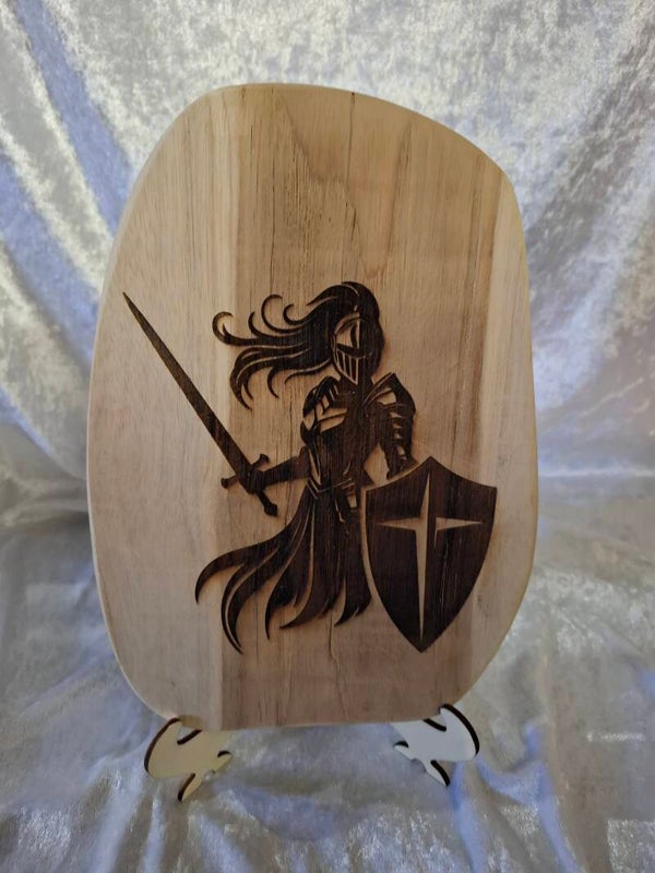 Cadre femme chevalier