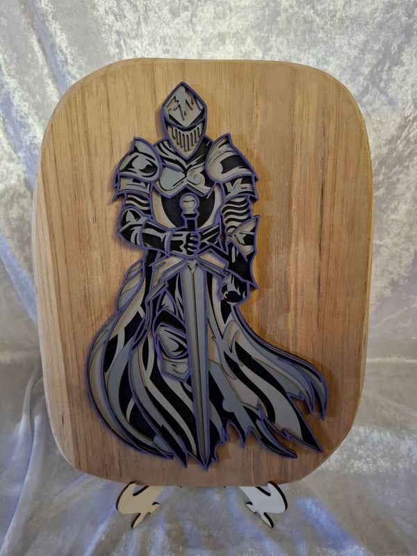 Cadre chevalier 3D