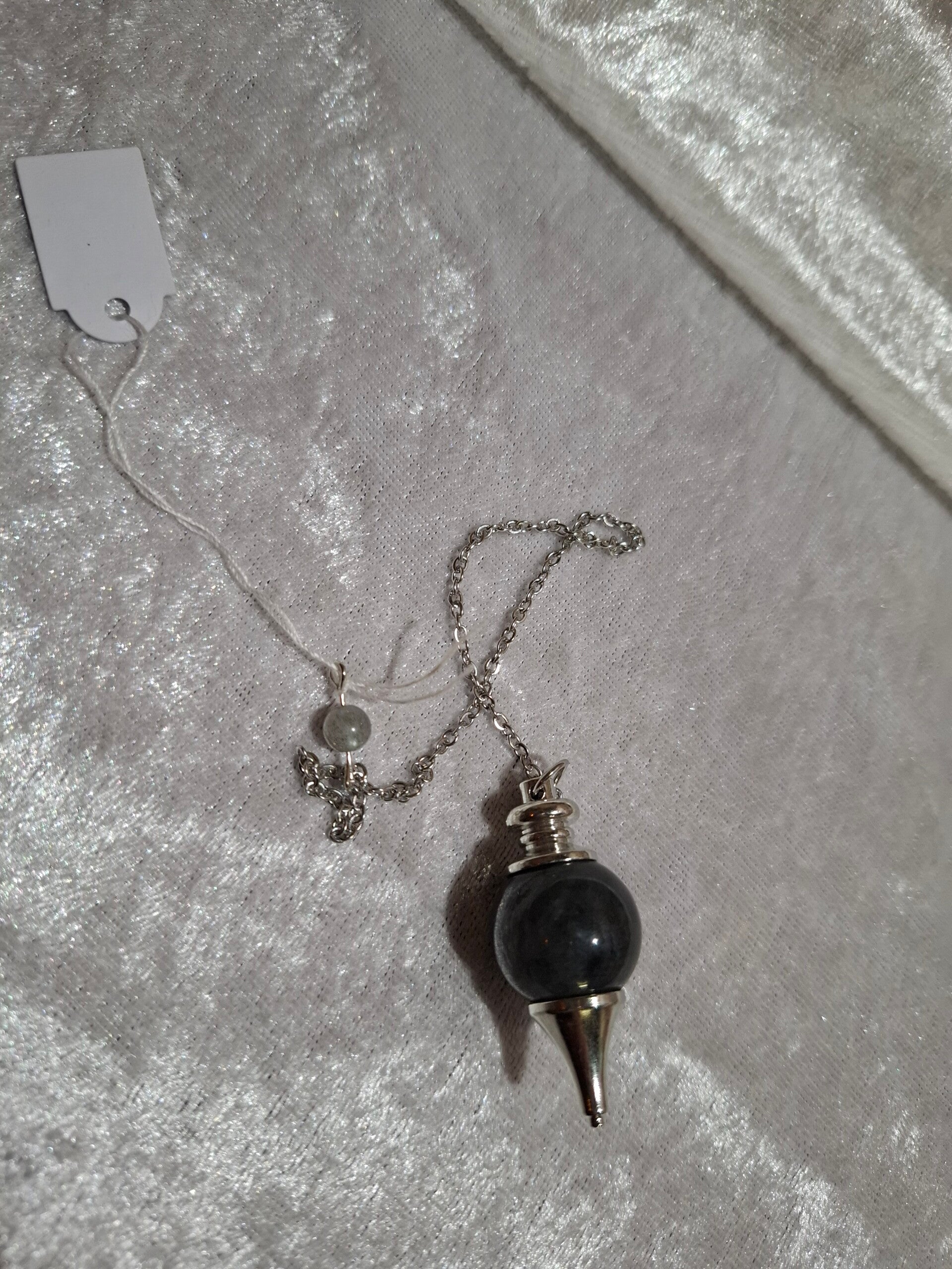 Pendule goutte en labradorite