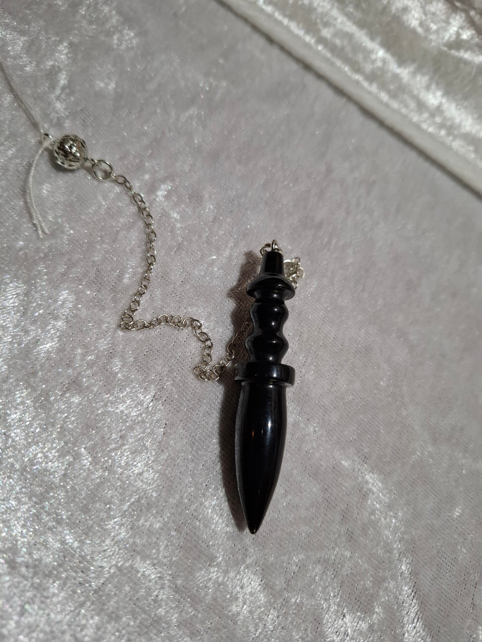 Pendule Thôt en Obsidienne