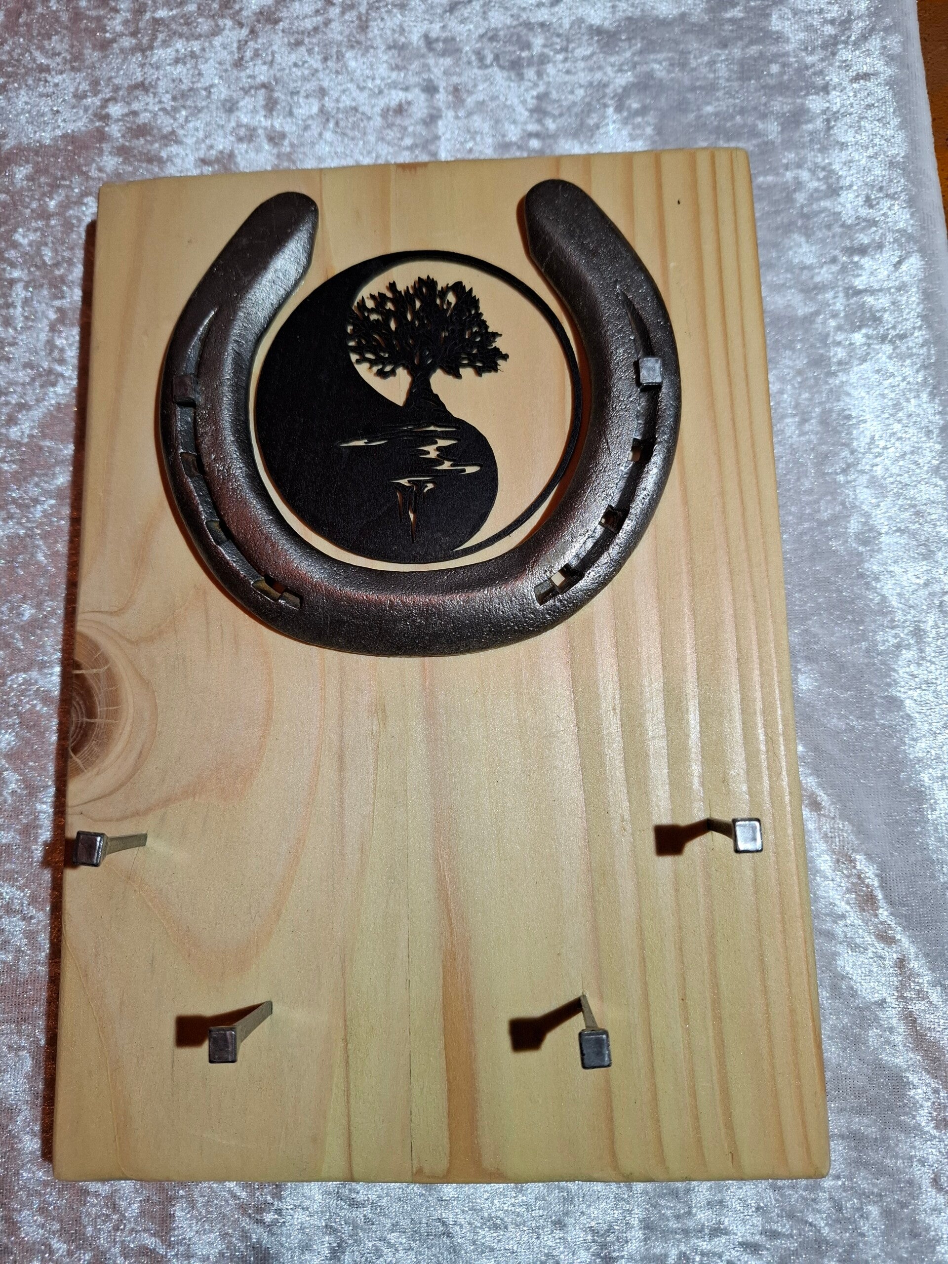 Support porte clé Fer à cheval à accrocher
