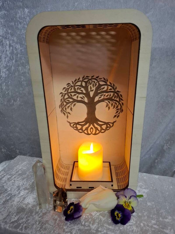 Porte encens / bougie à led