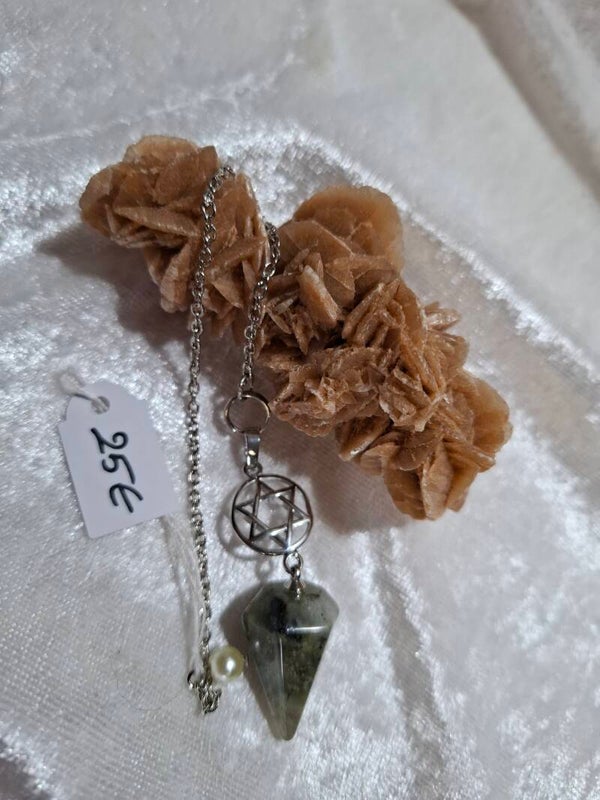 Pendule divinatoire goutte en labradorite