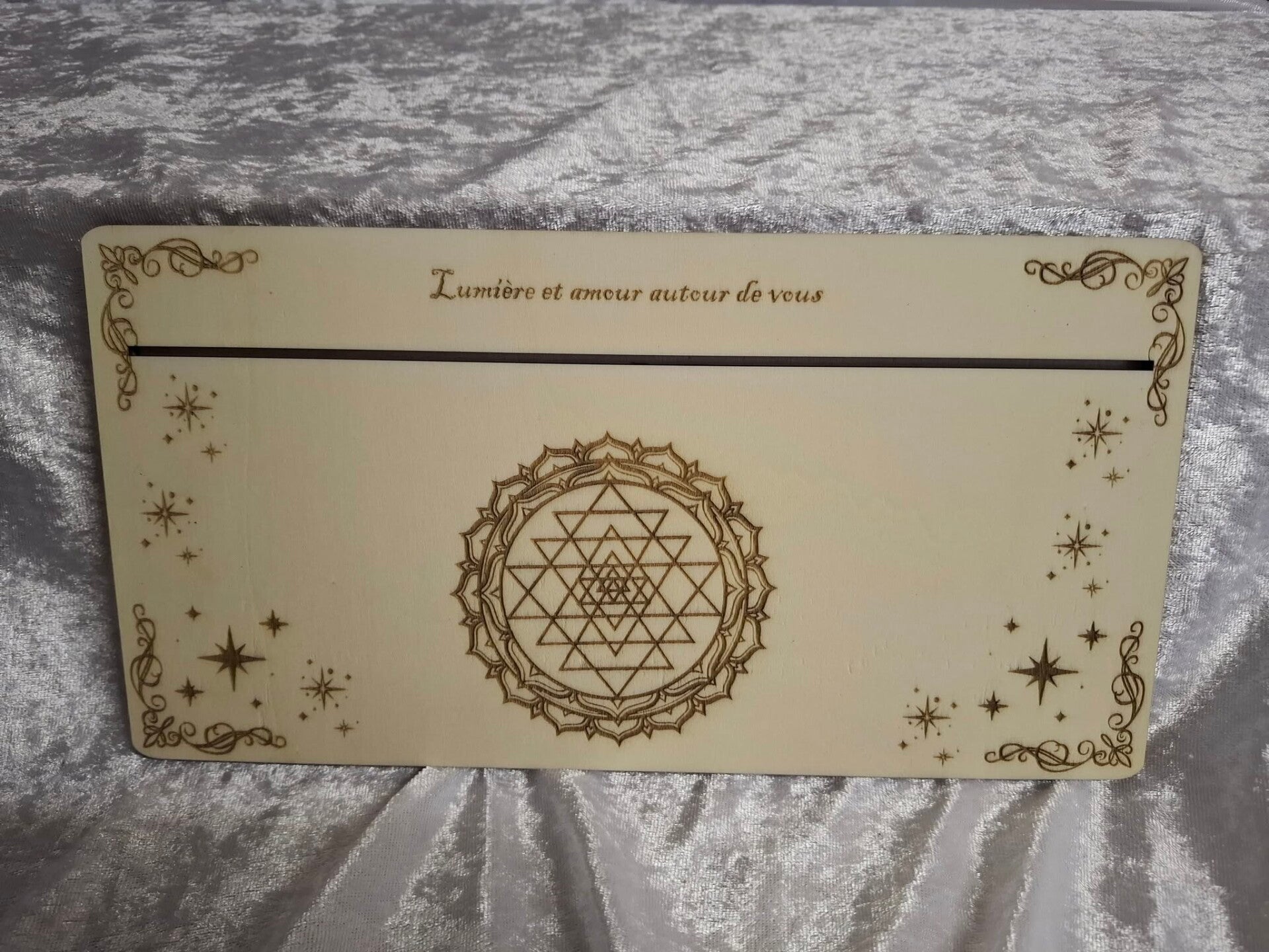 Planche à oracle Sri yantra