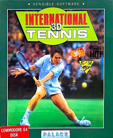 International 3D Tennis - Commodore 64