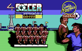 4 Soccer Simulators - Commodore 64