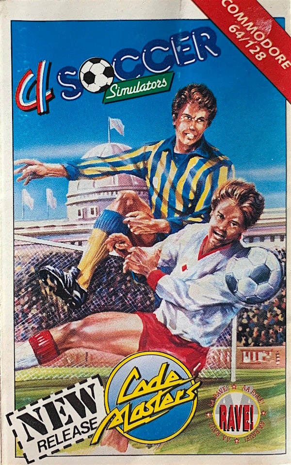 4 Soccer Simulators - Commodore 64
