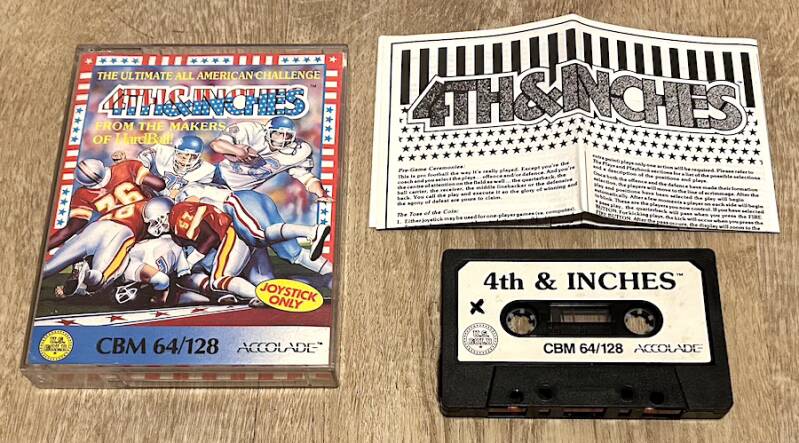 4th & Inches - Commodore 64