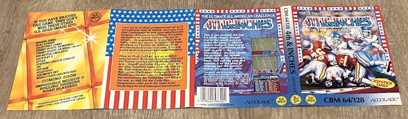 4th & Inches - Commodore 64