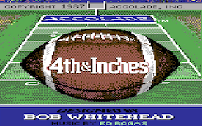 4th & Inches - Commodore 64