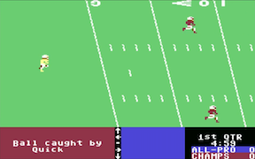 4th & Inches - Commodore 64