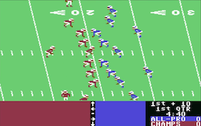 4th & Inches - Commodore 64