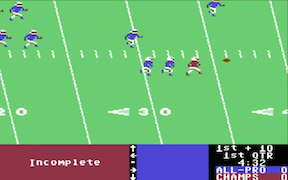 4th & Inches - Commodore 64