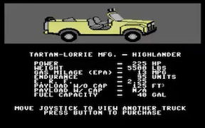 4x4 Off-Road Racing - Commodore 64