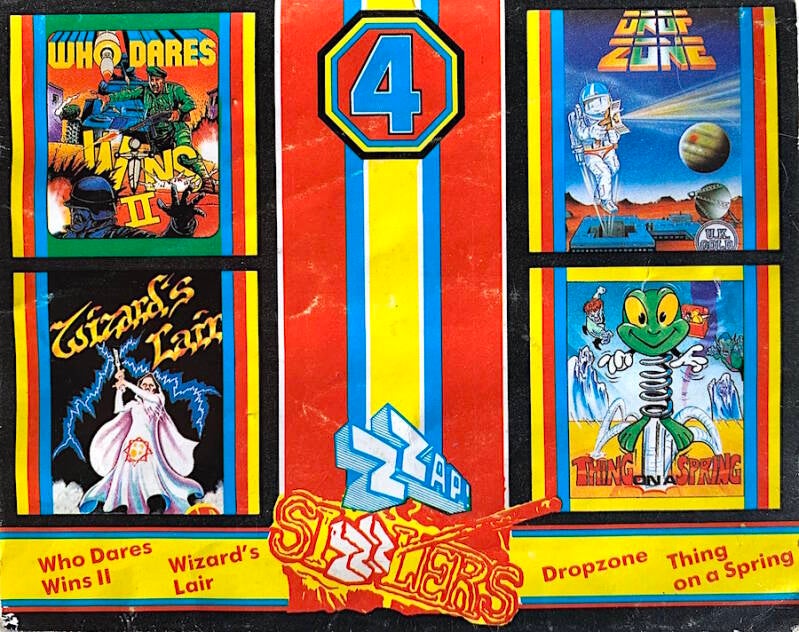 4 Zzap! Sizzlers - Commodore 64