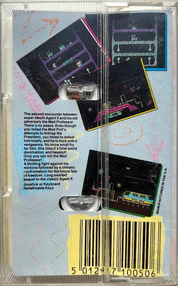 Agent X II - The Mad Prof's Back! - Commodore 64