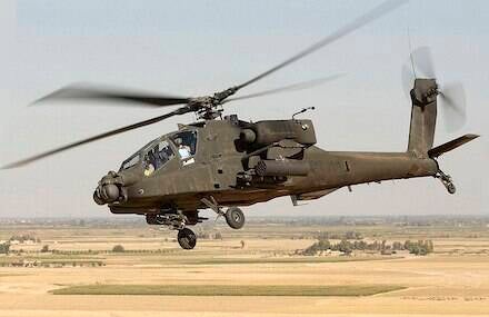 Boing AH-64 Apache Helicopter