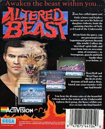 Altered Beast - Commodore 64