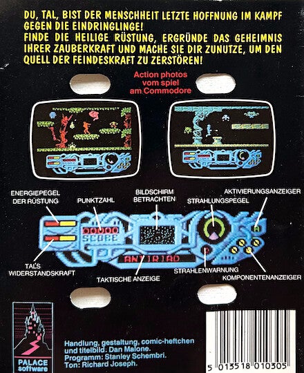 Die Heilige Rüstung des Antiriad - Commodore 64