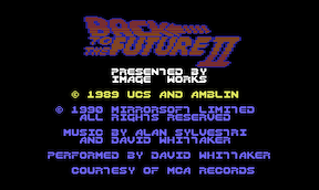 Back to the Future Part II - Commodore 64