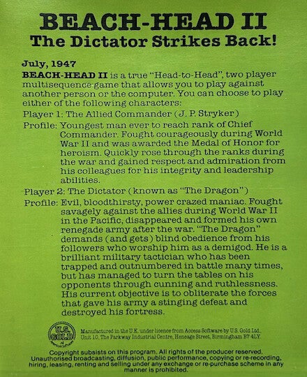 Beach-Head II - Commodore 64
