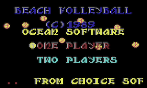 Beach Volley - Commodore 64
