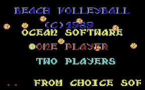 Beach Volley - Commodore 64