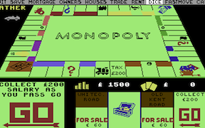 Deluxe MONOPOLY - Commodore 64