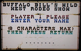 Buffalo Bill's Rodeo Games - Commodore 64