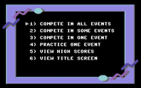 California Games - Commodore 64