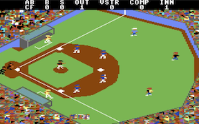 Championship Baseball - Commodore 64