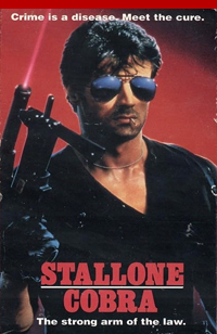 Stallone Cobra - VHS Video Cover