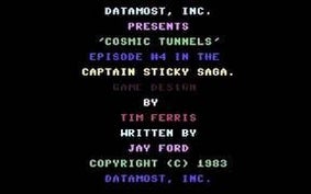 Cosmic Tunnels - Commodore 64