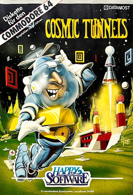 Cosmic Tunnels - Commodore 64