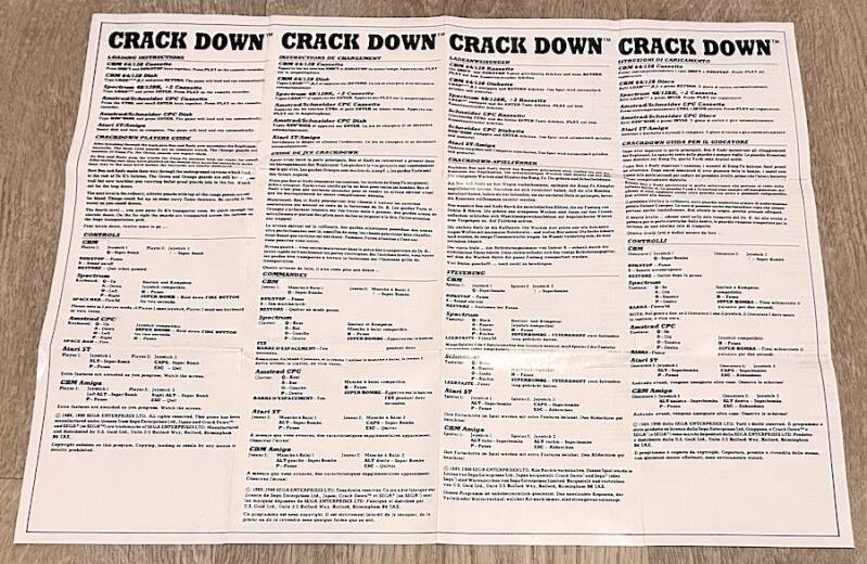 Crack Down - Commodore 64
