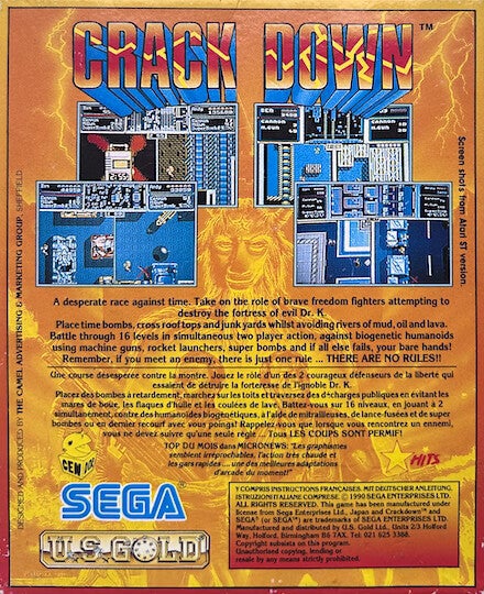 Crack Down - Commodore 64