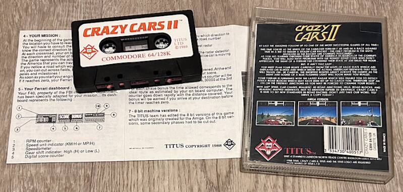 Crazy Cars 2 - Commodore 64