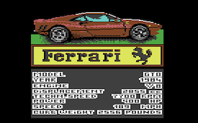 Crazy Cars - Commodore 64