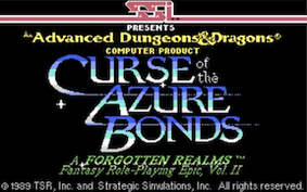 Curse of the Azure Bonds - Commodore 64