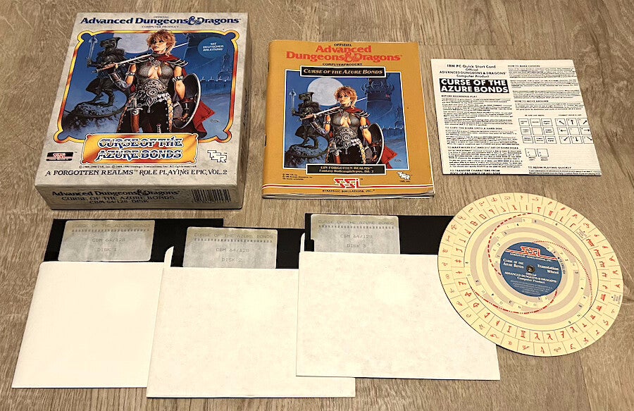 Curse of the Azure Bonds - Commodore 64