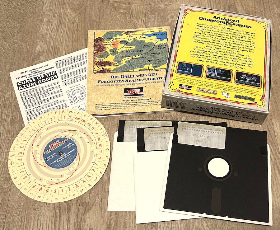 Curse of the Azure Bonds - Commodore 64