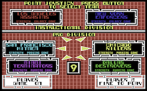 Cyberball: Football in the 21st Century - Commodore 64