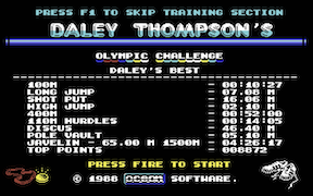 Daley Thompson's Olympic Challenge - Commodore 64