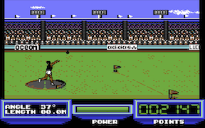 Daley Thompson's Olympic Challenge - Commodore 64