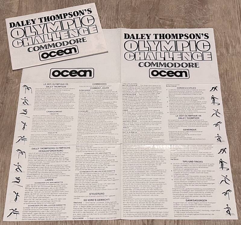 Daley Thompson's Olympic Challenge - Commodore 64