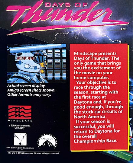 Days of Thunder - Commodore 64