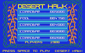 Desert Hawk - Commodore 64