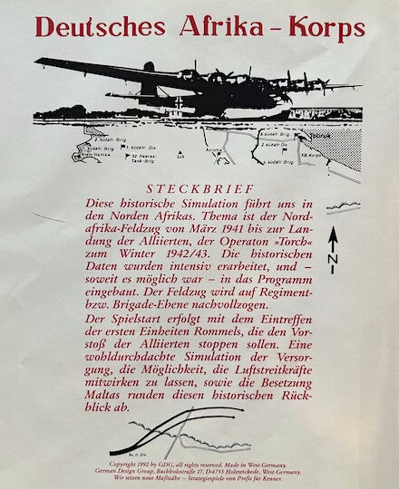Deutsches Afrika-Korps - Commodore 64