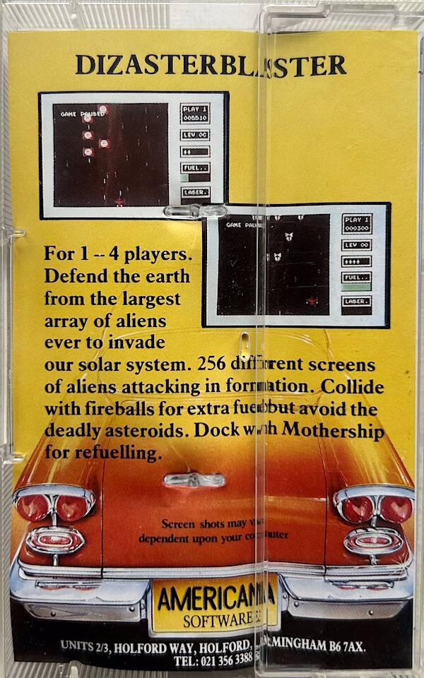 Dizasterblaster - Commodore 64